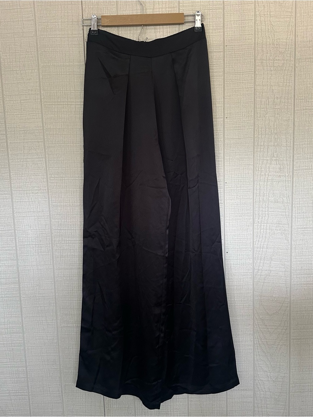 Victoria’s Secret Wide Leg Flare Satin Pants Lounge Size S